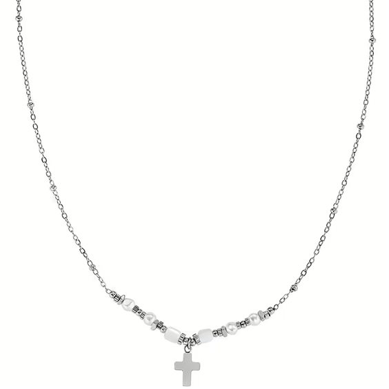 Collar Amen Mujer Acciaio donna in Acero Agata ACCL818377B - ACCL818377B